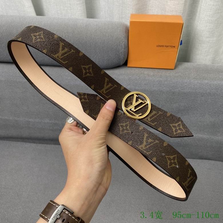LV Belt 34mmX95-110CM 7D (84)