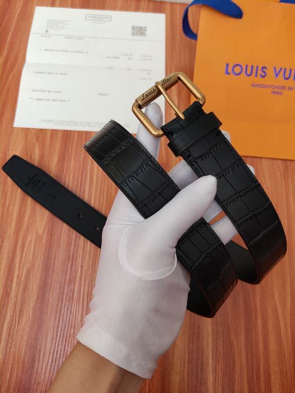 LV Belt 34mmX95-110CM 7D (92)