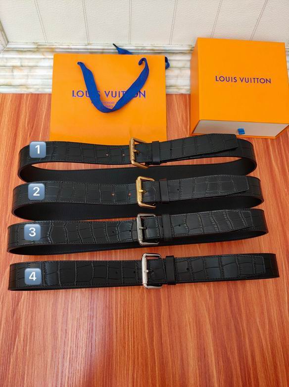 LV Belt 34mmX95-110CM 7D (95)