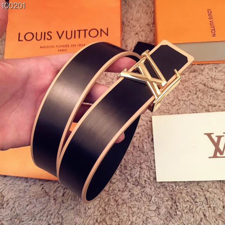 LV Belt 34mmX95-110CM 7D  (110)