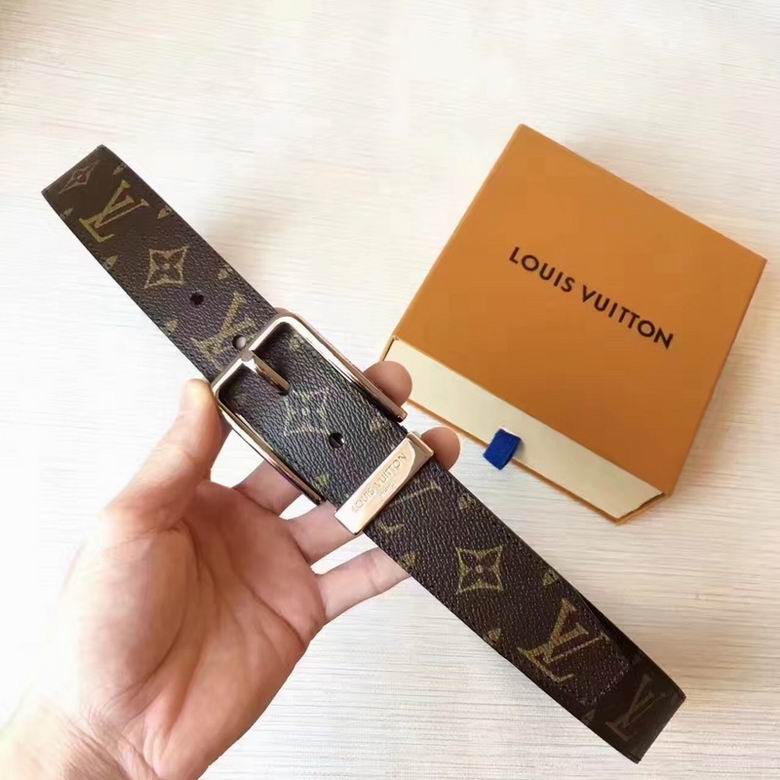 LV Belt 34mmX95-110CM 7D  (112)