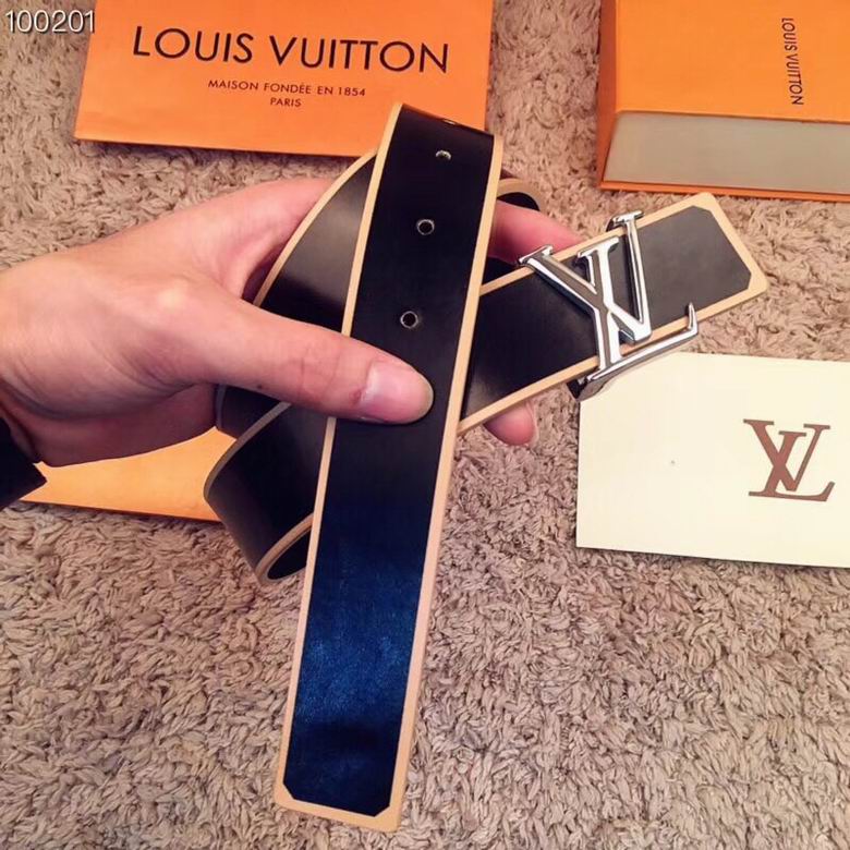LV Belt 34mmX95-110CM 7D  (113)