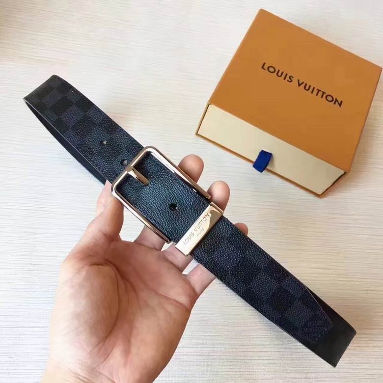 LV Belt 34mmX95-110CM 7D  (114)