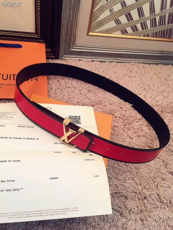 LV Belt 34mmX95-110CM 7D  (114)