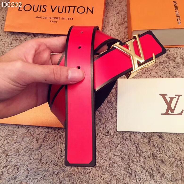 LV Belt 34mmX95-110CM 7D  (115)