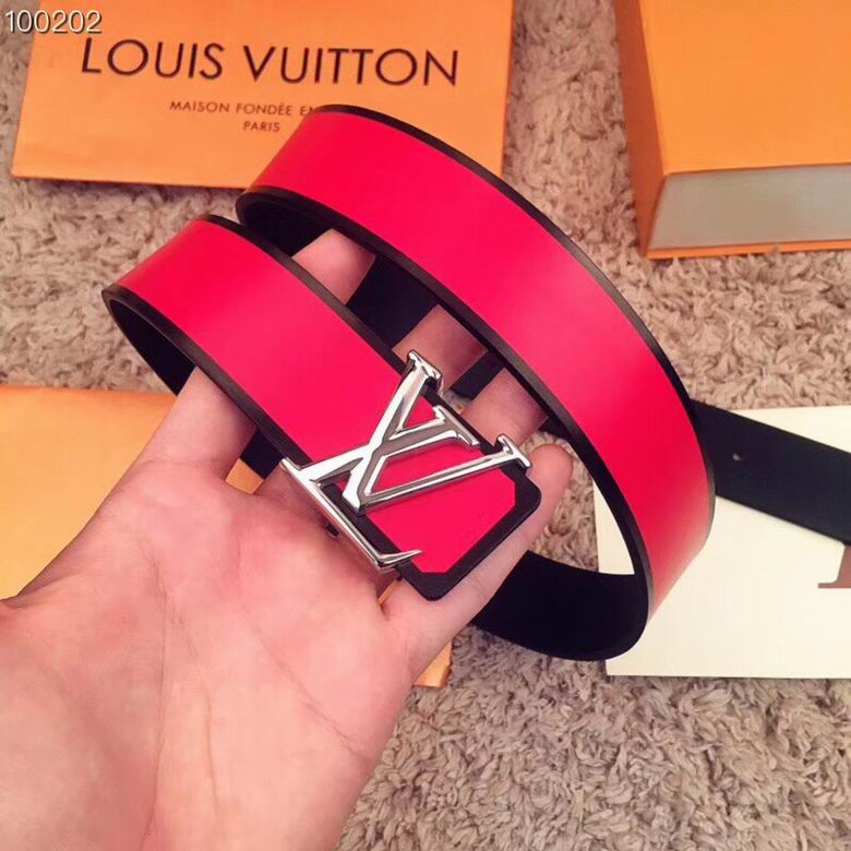 LV Belt 34mmX95-110CM 7D  (116)