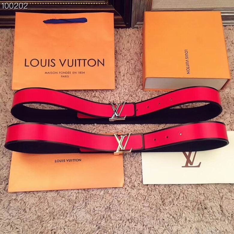LV Belt 34mmX95-110CM 7D  (117)