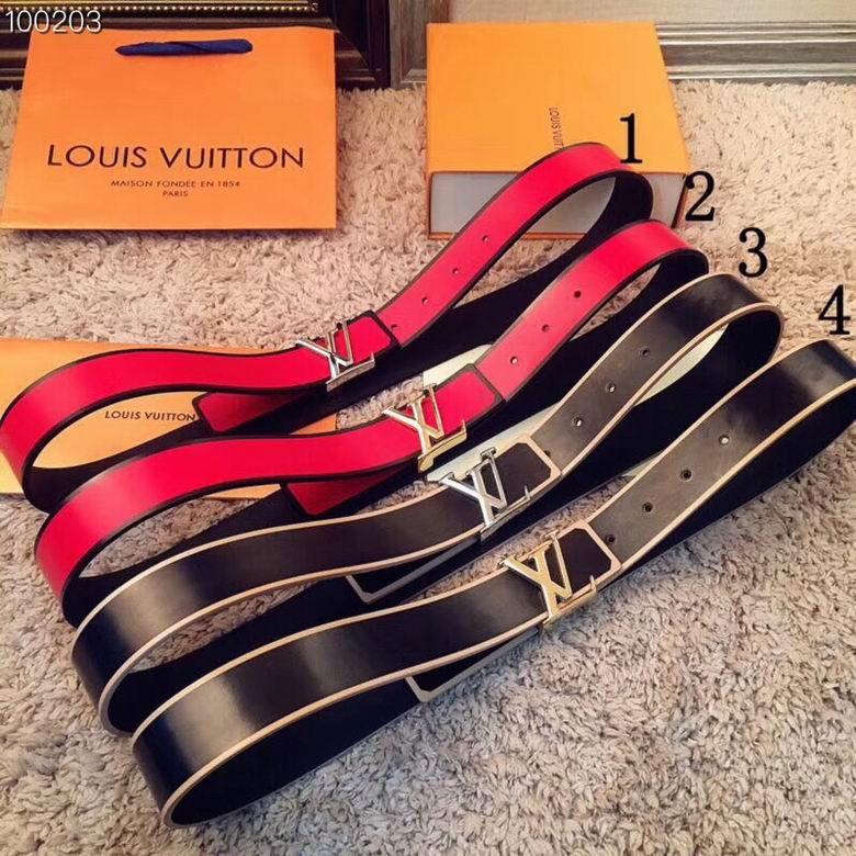 LV Belt 34mmX95-110CM 7D  (118)