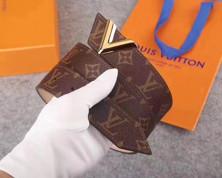 LV Belt 34mmX95-110CM 7D  (120)