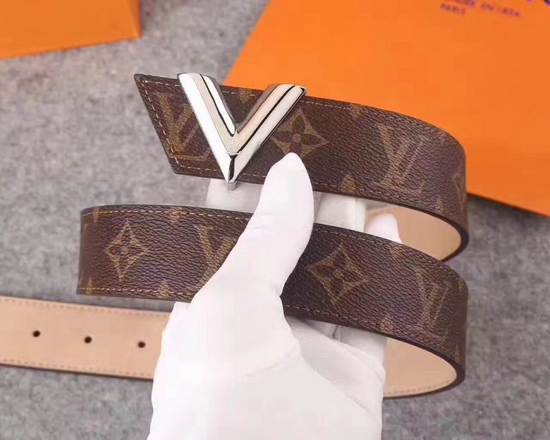 LV Belt 34mmX95-110CM 7D  (121)
