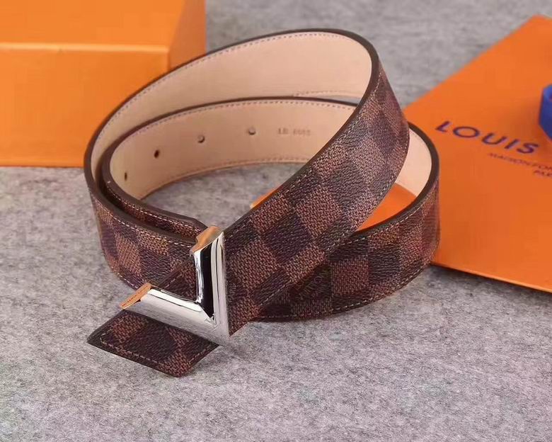 LV Belt 34mmX95-110CM 7D  (123)