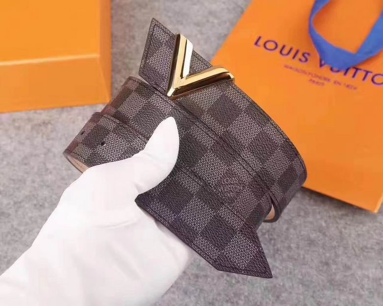 LV Belt 34mmX95-110CM 7D  (133)