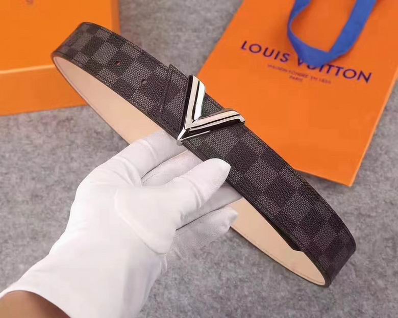 LV Belt 34mmX95-110CM 7D  (136)