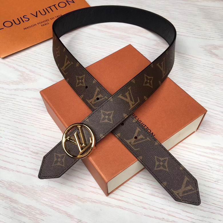 LV Belt 34mmX95-110CM 7D  (151)