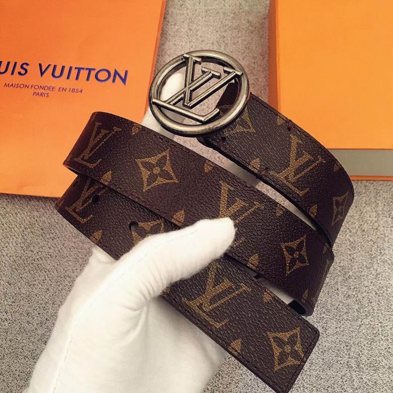 LV Belt 34mmX95-110CM 7D  (159)
