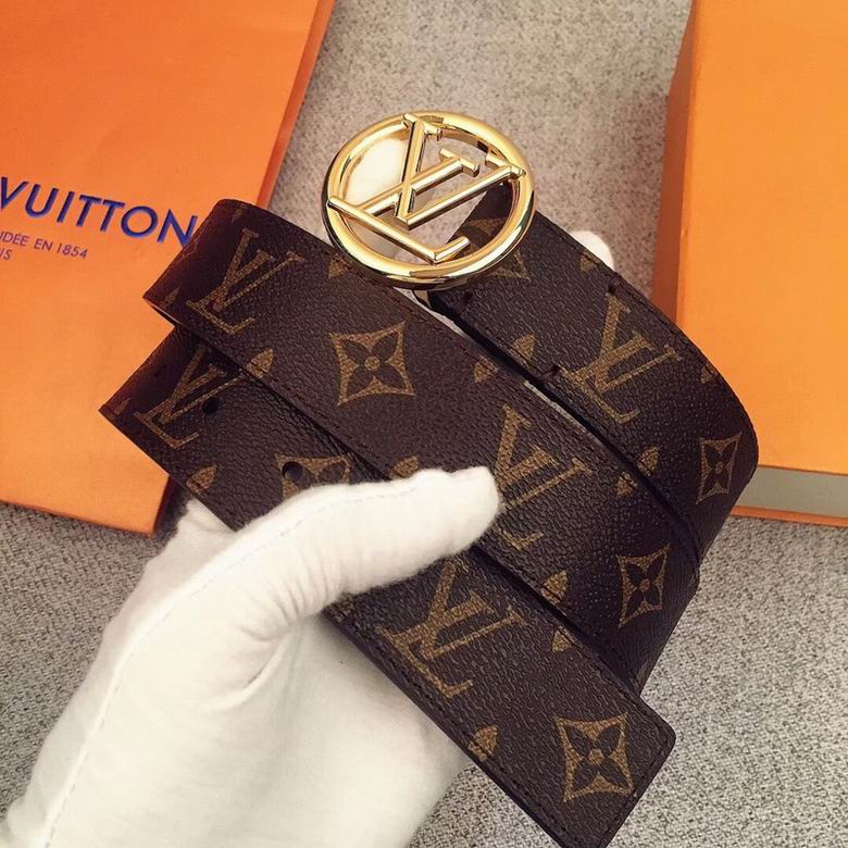 LV Belt 34mmX95-110CM 7D  (163)