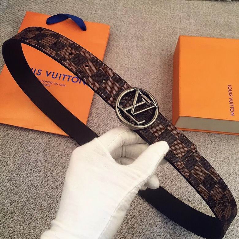 LV Belt 34mmX95-110CM 7D  (166)