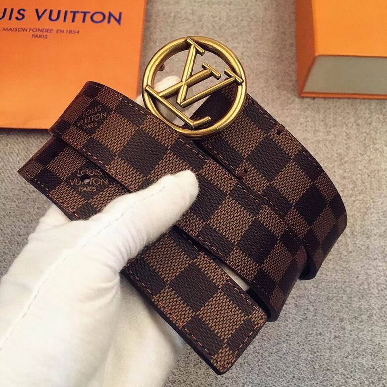 LV Belt 34mmX95-110CM 7D  (167)