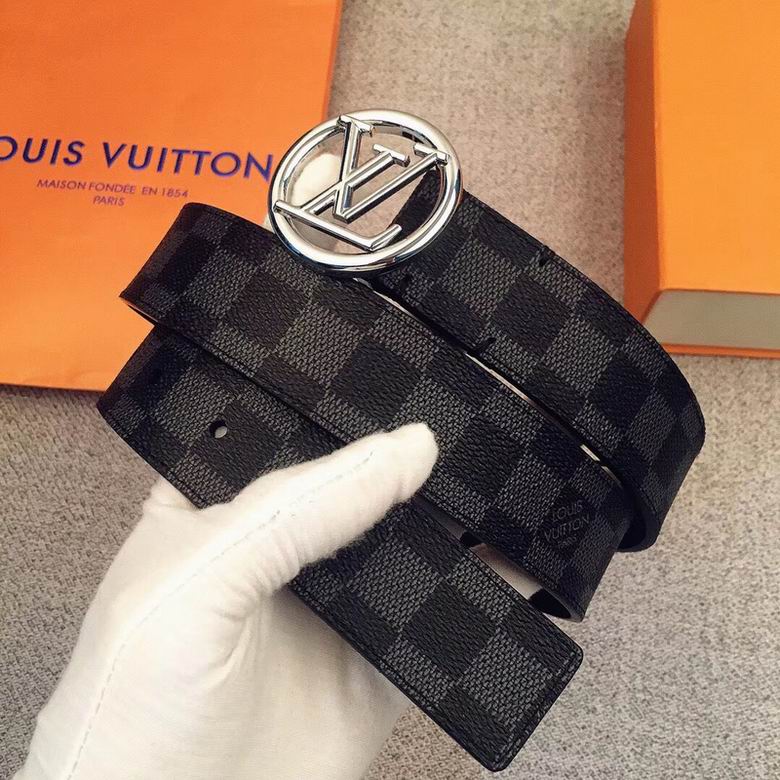 LV Belt 34mmX95-110CM 7D  (173)