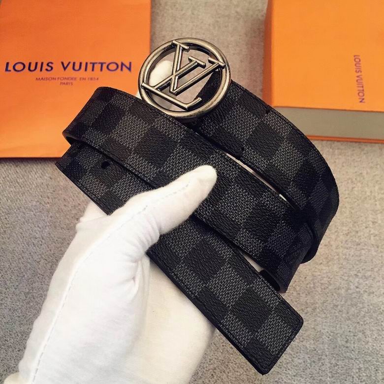 LV Belt 34mmX95-110CM 7D  (176)