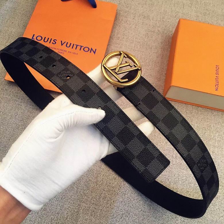 LV Belt 34mmX95-110CM 7D  (179)