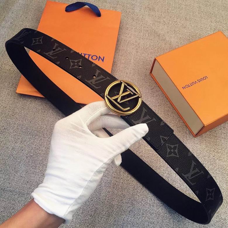 LV Belt 34mmX95-110CM 7D  (185)