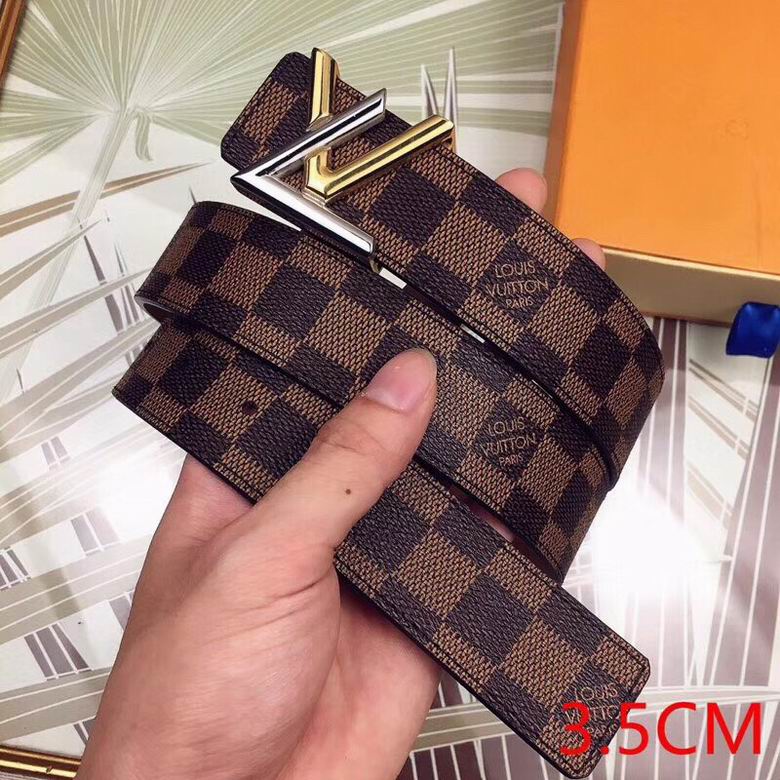 LV Belt 34mmX95-110CM 7D  (191)