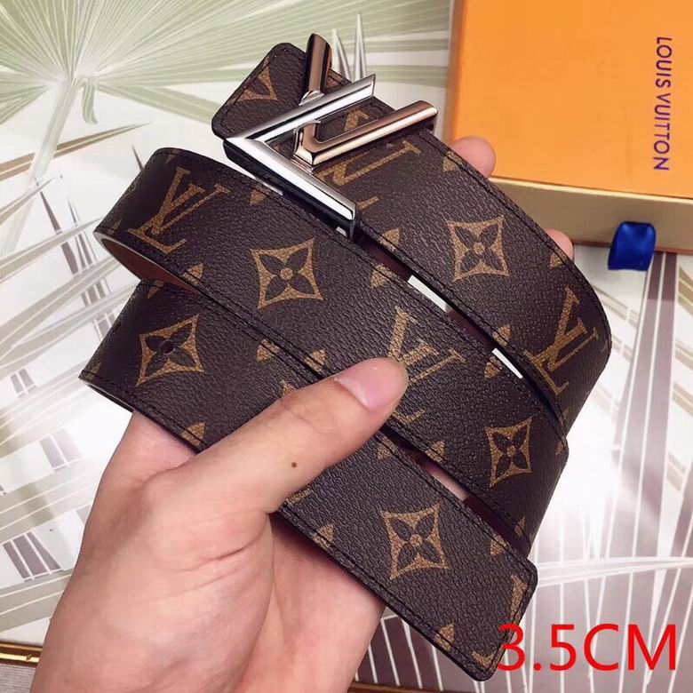 LV Belt 34mmX95-110CM 7D  (195)