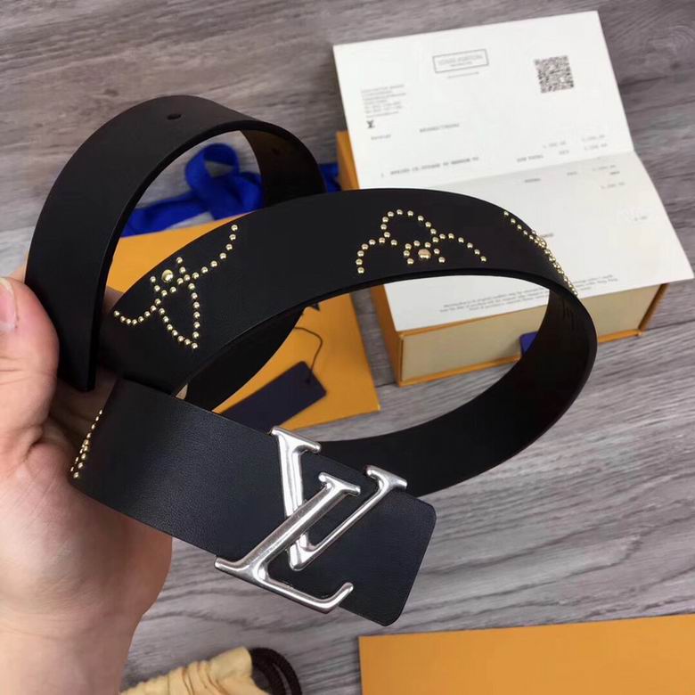 LV Belt 34mmX95-110CM 7D  (196)