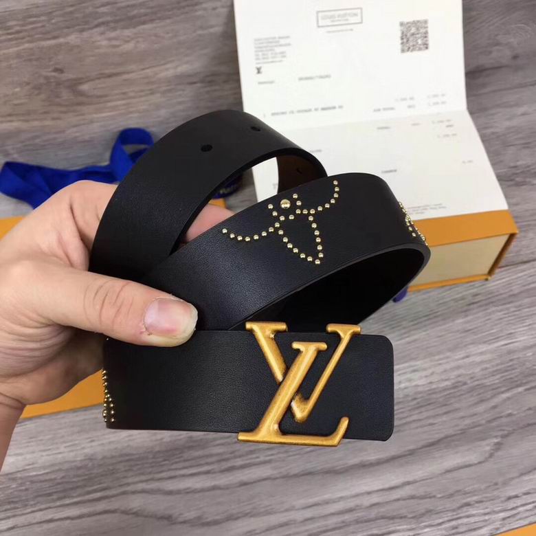 LV Belt 34mmX95-110CM 7D  (199)