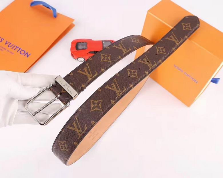 LV Belt 34mmX95-125CM  7D  (1)