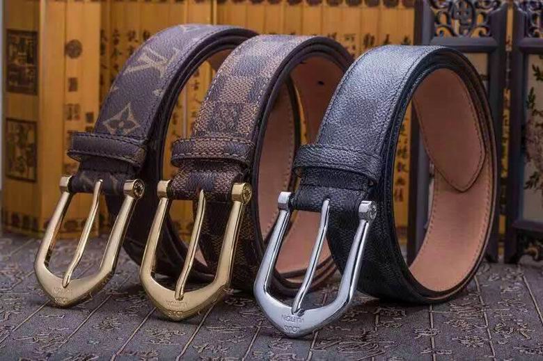 LV Belt 34mmX95-125CM  7D  (1)