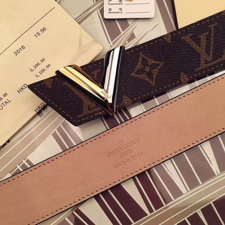 LV Belt 34mmX95-125CM  7D  (10)