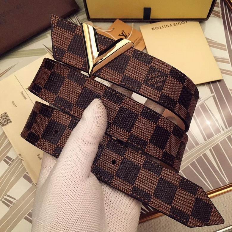 LV Belt 34mmX95-125CM  7D  (2)