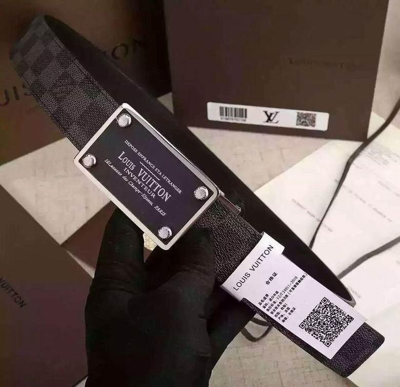 LV Belt 34mmX95-125CM  7D  (2)