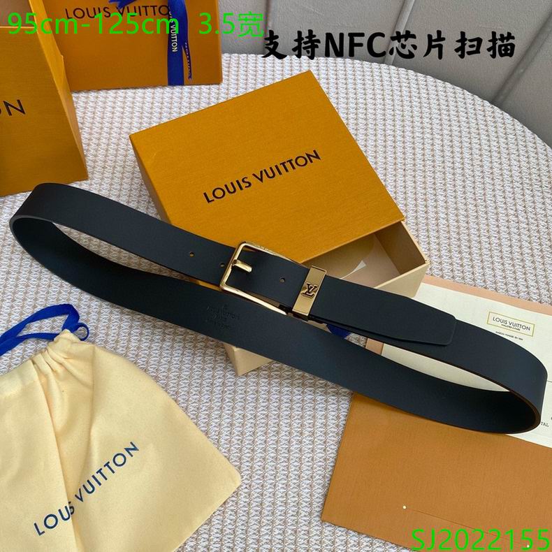 LV Belt 35mmX95-125cm 7D (113)