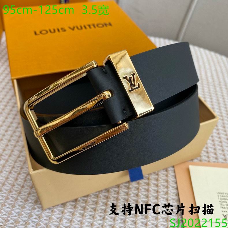 LV Belt 35mmX95-125cm 7D (114)