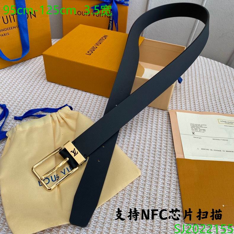 LV Belt 35mmX95-125cm 7D (115)