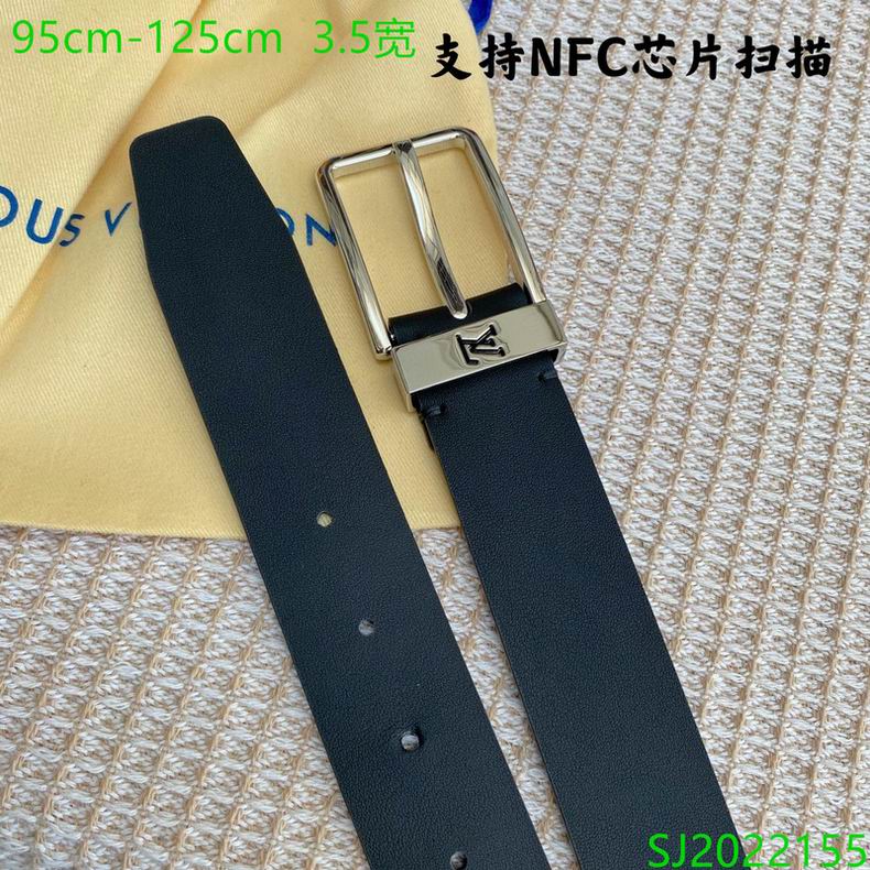 LV Belt 35mmX95-125cm 7D (117)