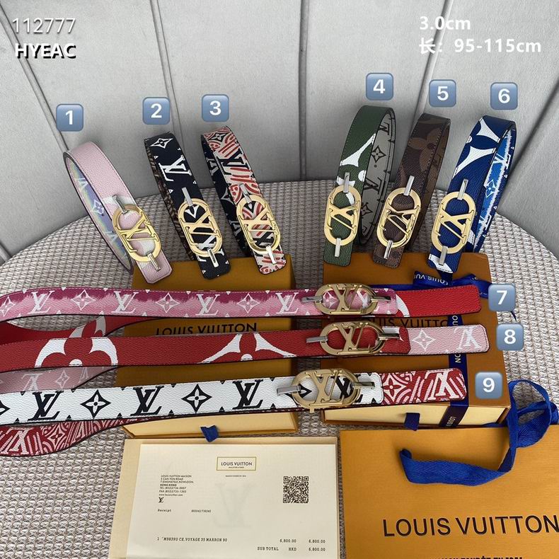 LV belt 30mmX95-115cm 8L (46)