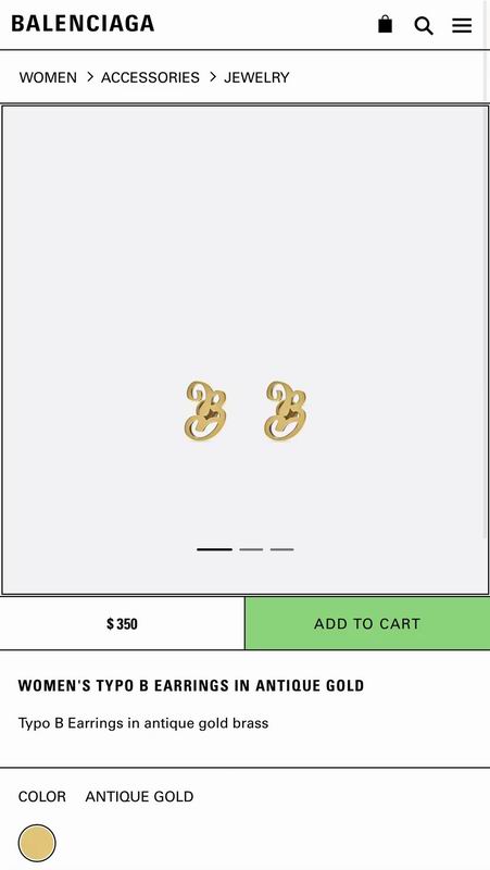 Balenciaga Earring 05lyr158 (5)