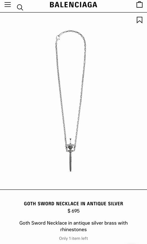 Balenciaga Necklace 05lyr28 (7)