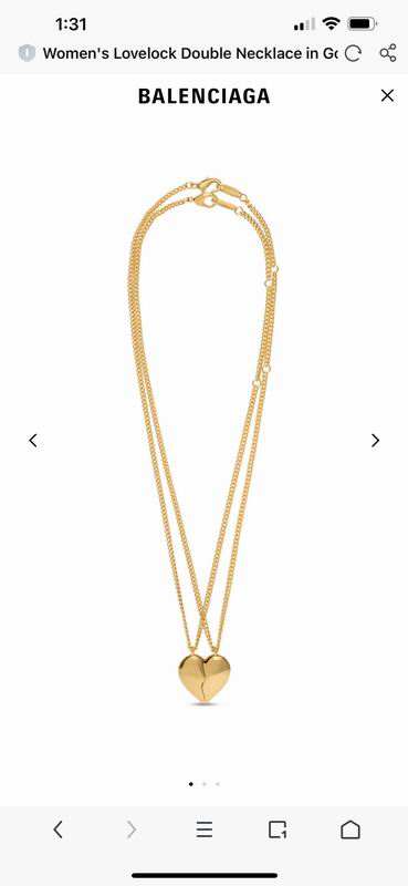 Balenciaga Necklace 05lyr35 (7)