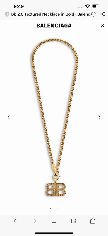 Balenciaga Necklace 05lyr40 (7)