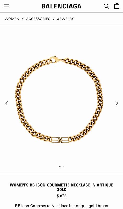 Balenciaga Necklace 05lyr95 (6)