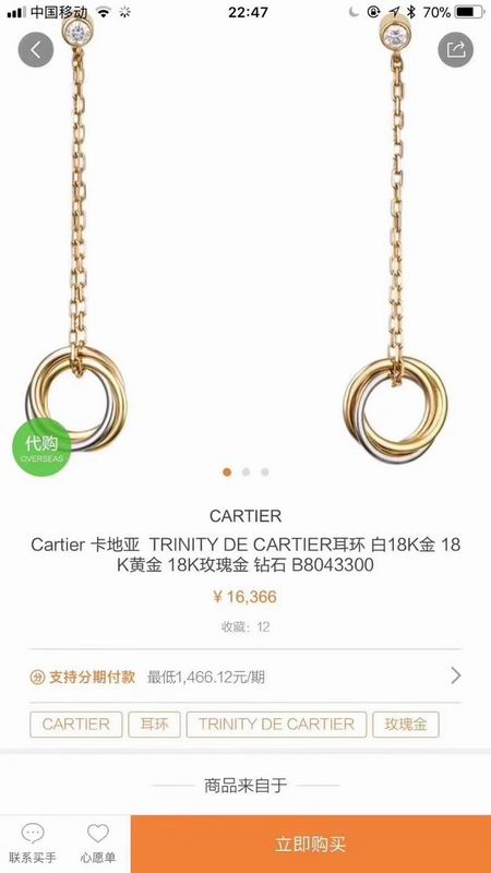 Cartier earring 03lyx25 (1)