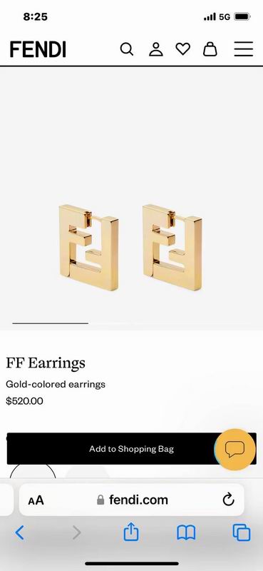 Fendi earring 03lyx93 (7)