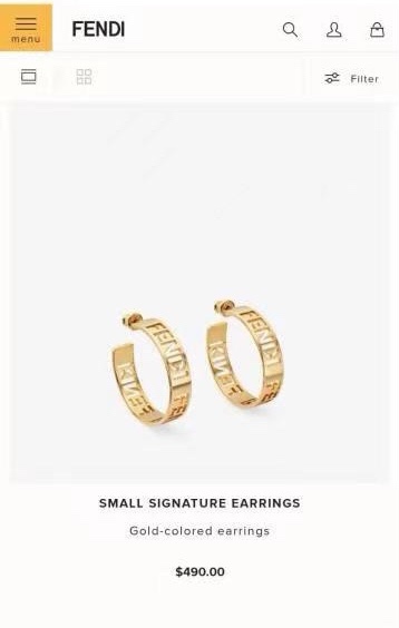 Fendi earring 04lyx119 (4)