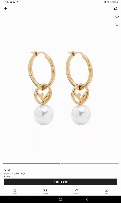 Fendi earring 05lyx177 (1)