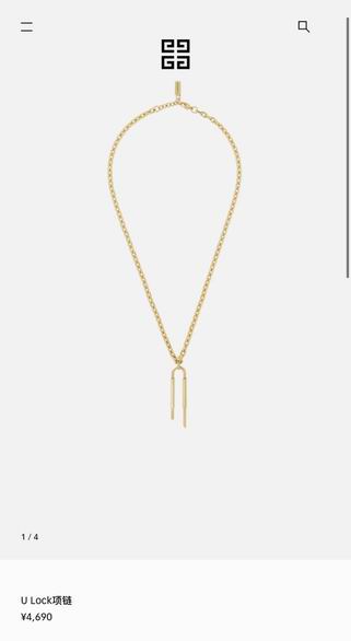 Givenchy necklace 05lyh08  (1)